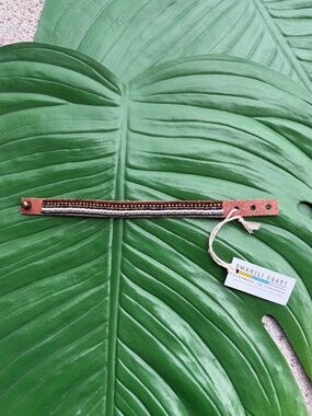 Swahili Coast Design Narrow Beaded Cuff